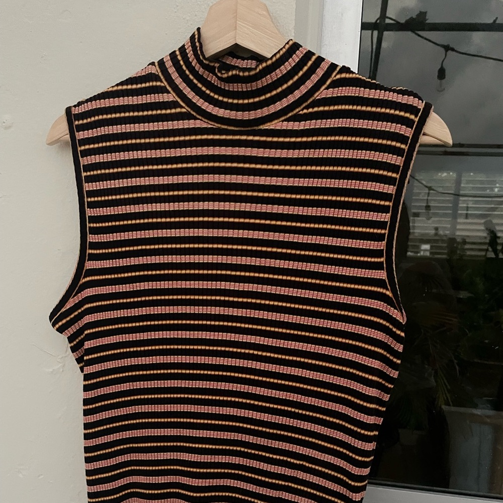 Vintage high neck top